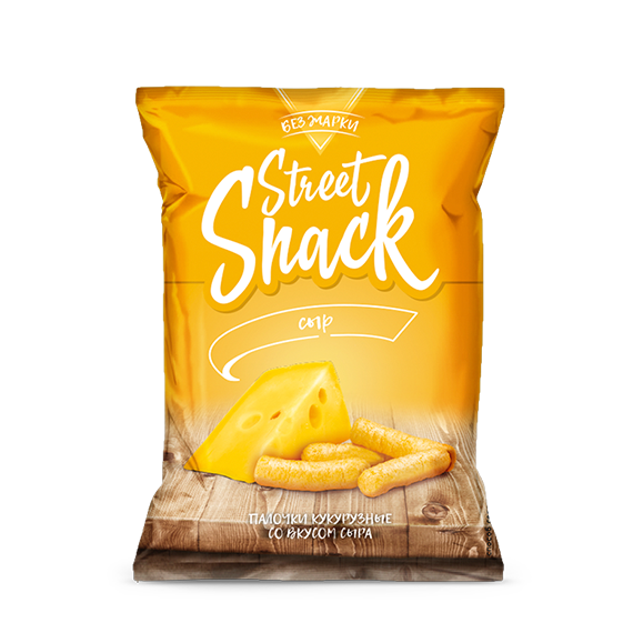 Кукурузные палочки "STREET SNACK" со вкусом сыра 1/35г