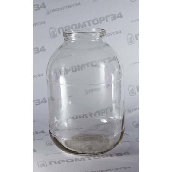 Стеклянная банка обкатная СКО для консервации, 3 л