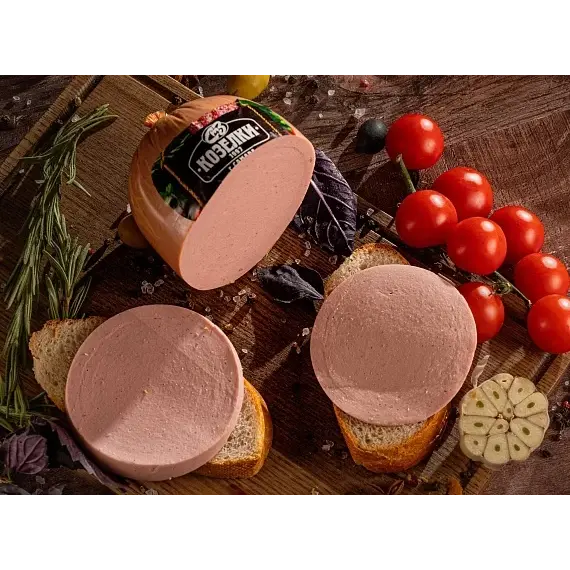 Вареная колбаса Оригинальная из мяса птицы п/а 500 гр