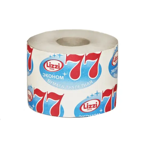 Туалетная бумага "77 Эконом" 1-сл. 1 рул./вл.30