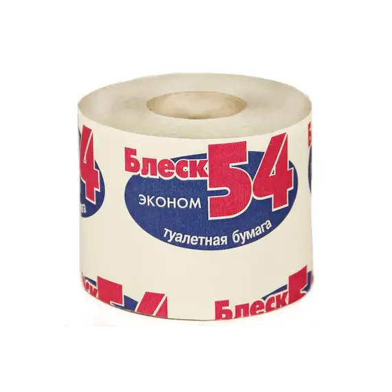 Туалетная бумага "Блеск" 1-сл. 1 рул./вл.48