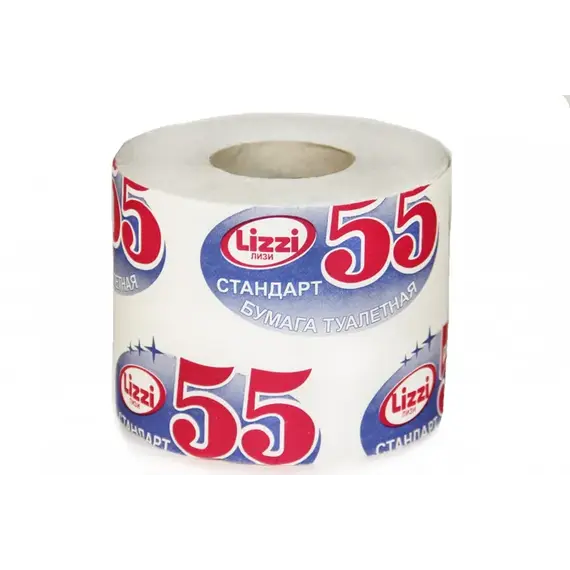 Туалетная бумага "55 Стандарт" 1-сл. 1 рул./вл.48