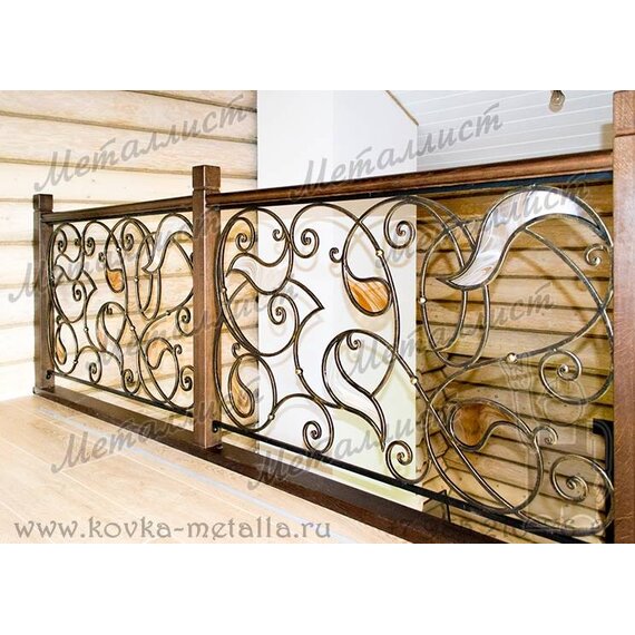 Кованые перила - эскиз № 254