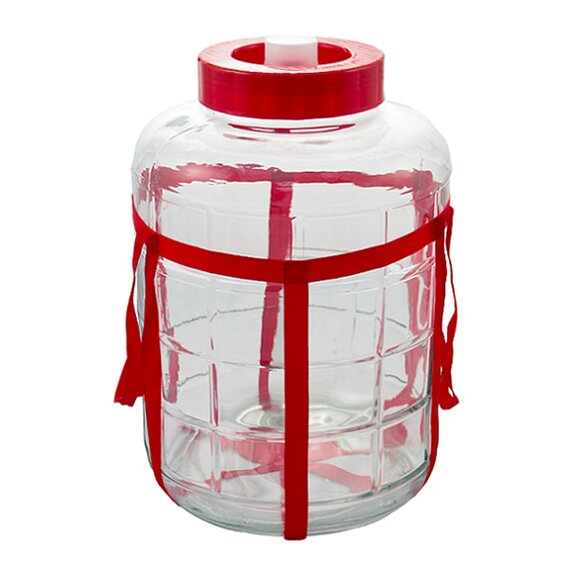 Банка универсальная стеклянная с гидрозатвором 18л