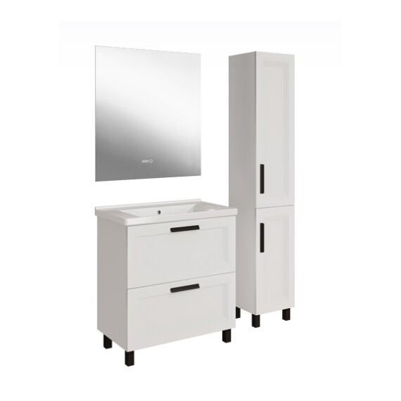 Комплект мебели для ванной София 80 с пеналом