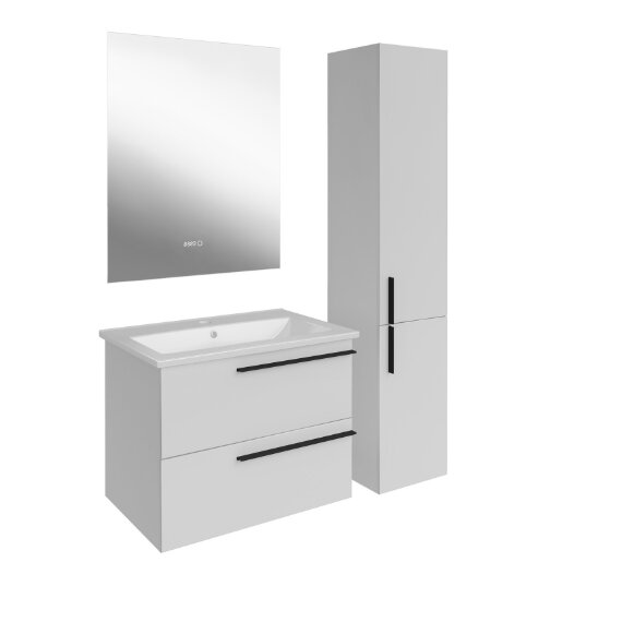 Комплект мебели для ванной Тида 80 с пеналом