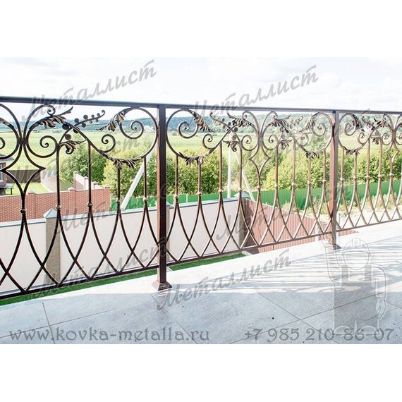 Кованые перила - эскиз № 359