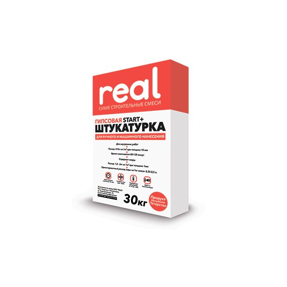 Штукатурка гипсовая РЕАЛ-START