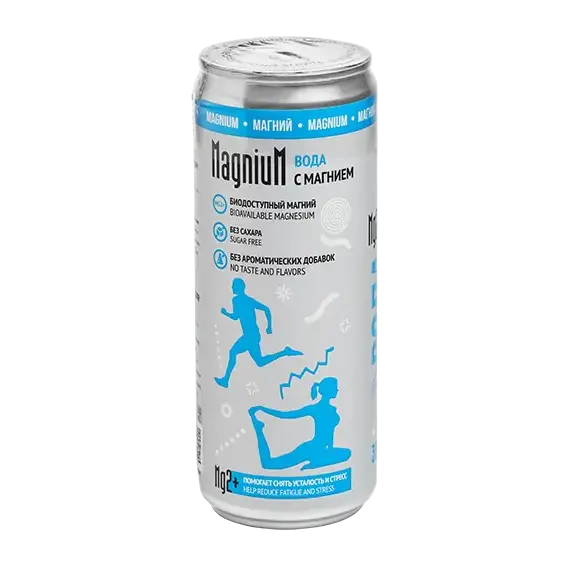 Напиток функциональный безалкогольный газированный "MAGNIUM"