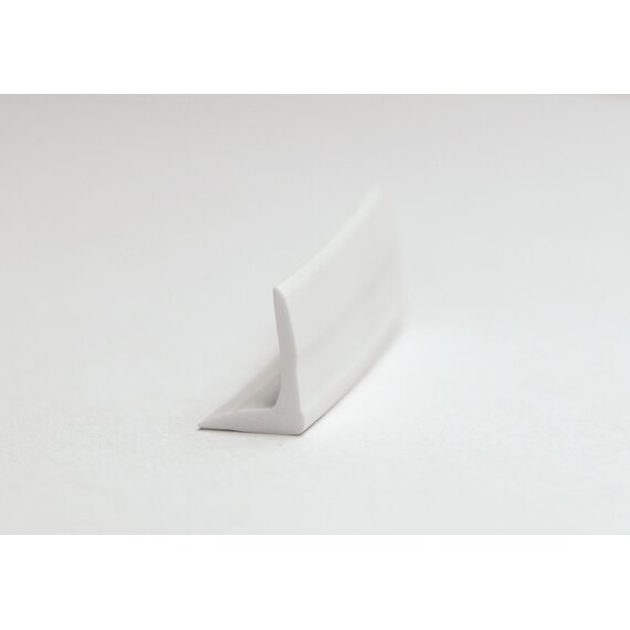 Пристенный уголок для натяжного потолка белый