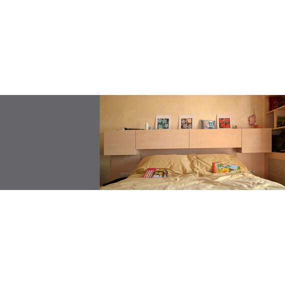 Изголовье с полками по индивидуальным размерам