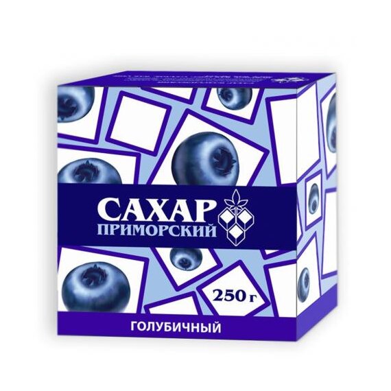 Сахар кусковой с добавками Голубичный