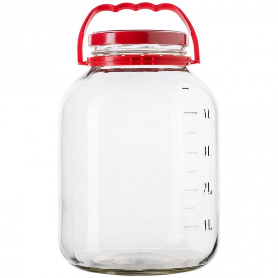Банка 5 л. с делениями и ручкой