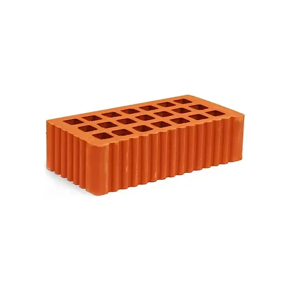 Кирпич одинарный пустотелый рифленый