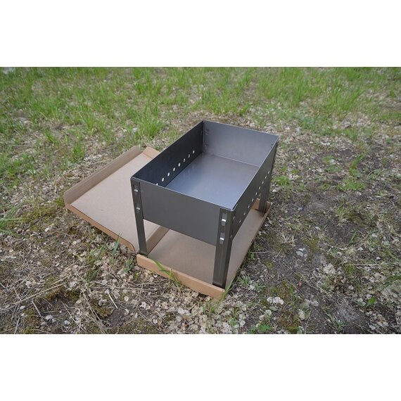 Мангал разборный в коробке пицца СП-МР 2,3 Сибирский пикник