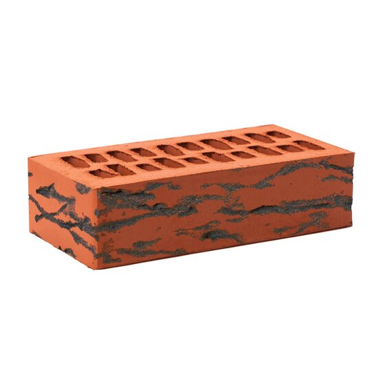 Кирпич лицевой одинарный фактурный Базальт