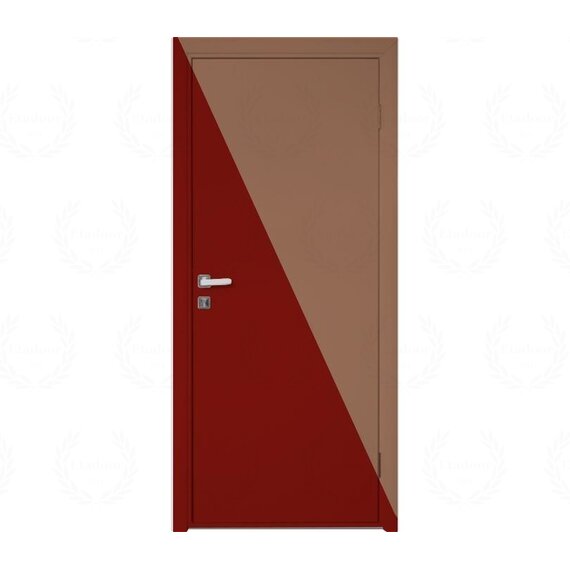 Влагостойкая дверь экошпон ETADOOR глухая одностворчатая