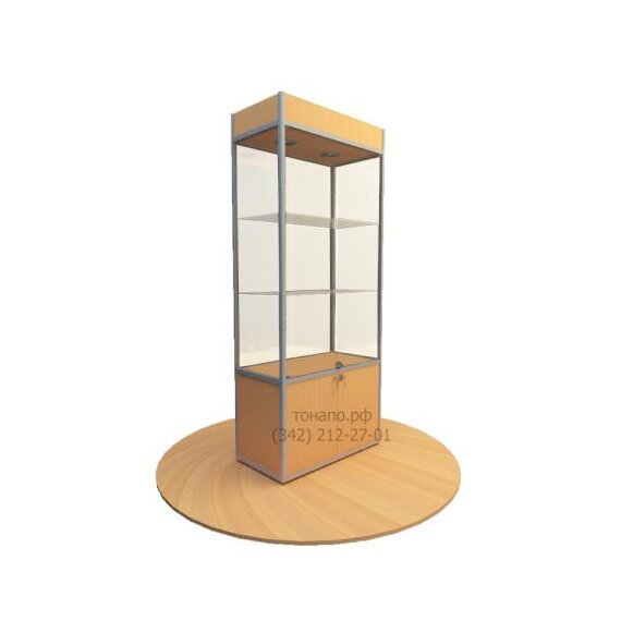 Стеклянные торговые витрины