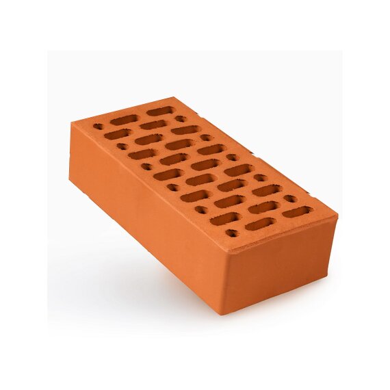 Кирпич пустотелый одинарный М-100 Пу40%