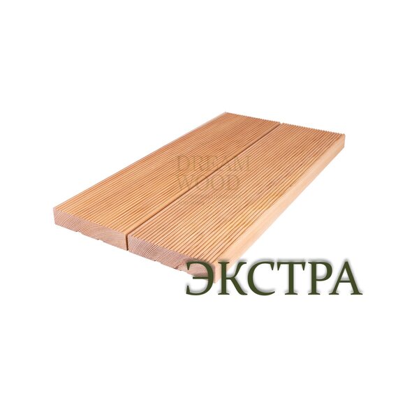 Террасная доска Вельвет из лиственницы