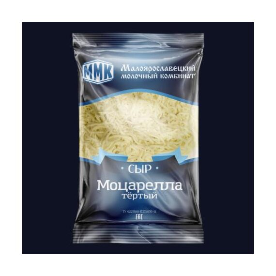 Сыр тёртый фасованный Моцарелла 1000 гр