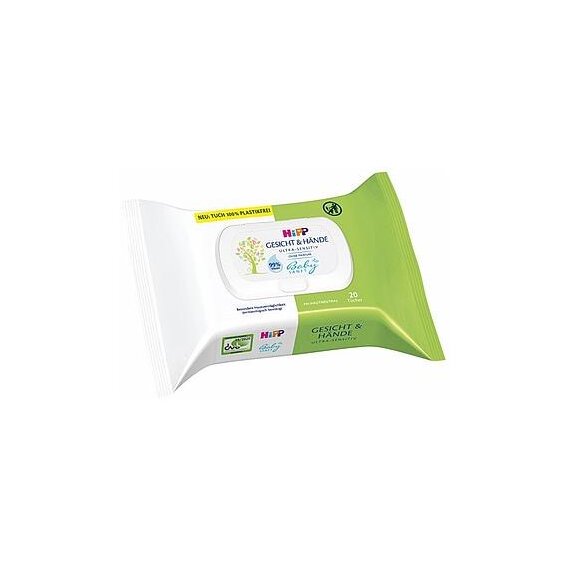 Детские влажные салфетки HIPP BABYSANFT для лица