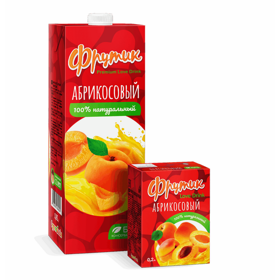 Сок Фруктик Абрикосовый 0,2 л