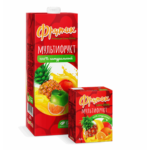 Сок Фруктик Мультифрукт 0,2 л