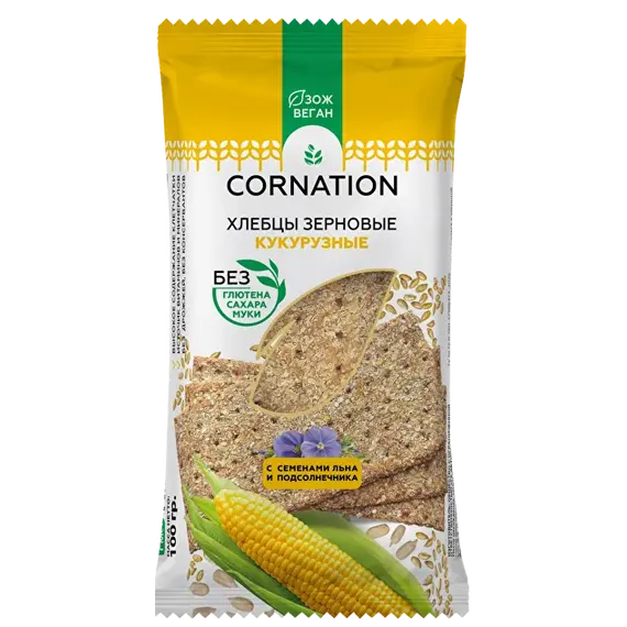 Хлебцы зерновые кукурузные