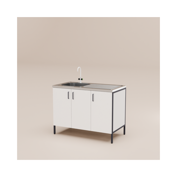 Стол с мойкой лабораторный СММ-1200