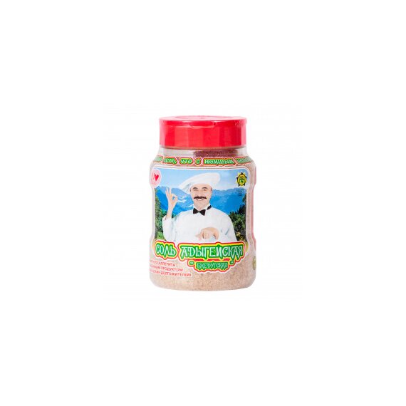 Адыгейская соль "Бжедугская" банка, 450 г.