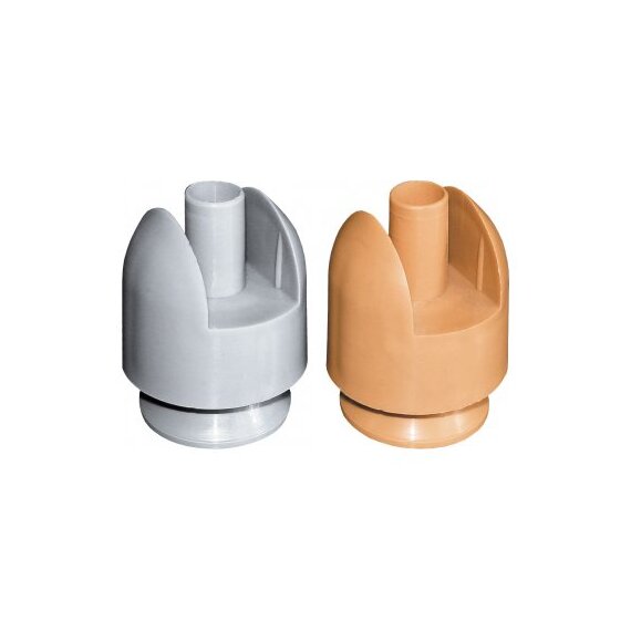 Опора мебельная регулируемая торцевая, цвет в ассортименте