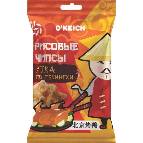 Рисовые чипсы со вкусом " Утка по-пекински " 70 г