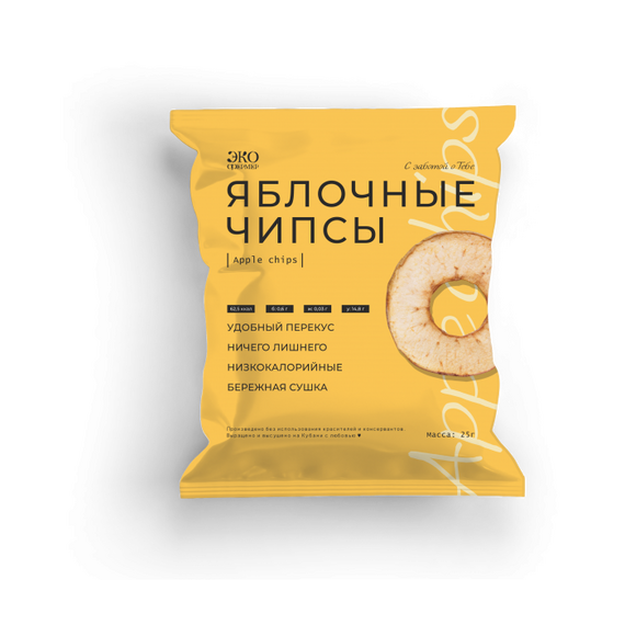 Яблочные чипсы