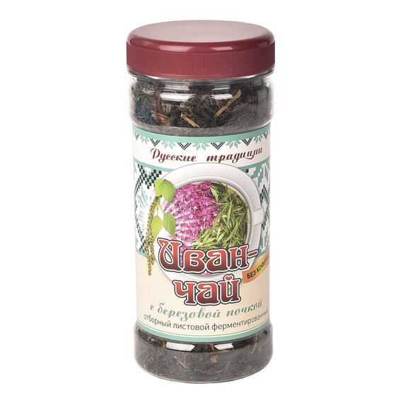 Иван-чай с берёзовой почкой «Экоцвет», банка ПЭТ, 90 г