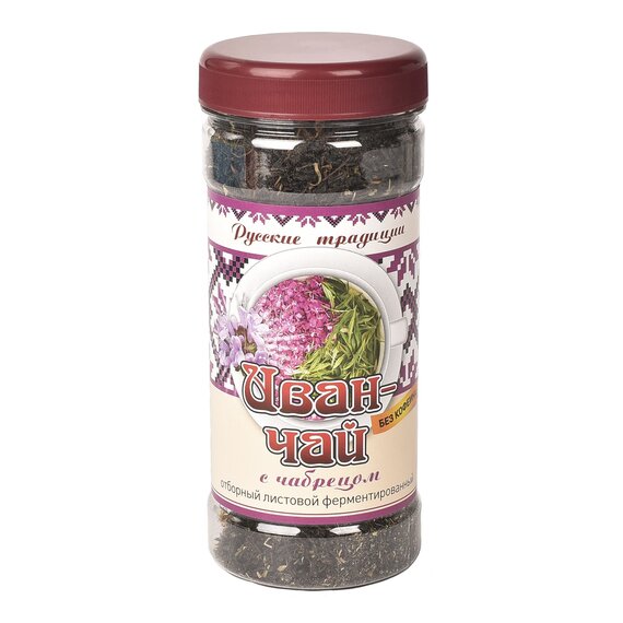 Иван-чай с чабрецом, «Экоцвет», банка ПЭТ, 90 г