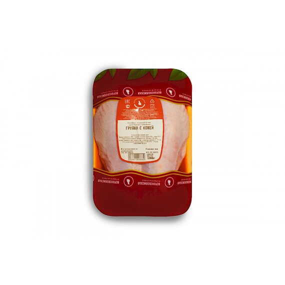 Грудка цыплёнка-бройлера с кожей