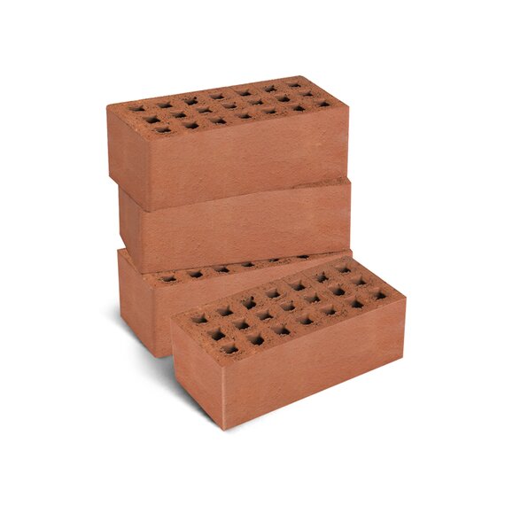 Кирпич рядовой пустотелый утолщенный 1,4НФ