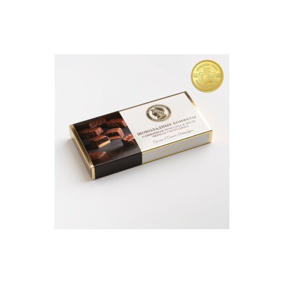 Конфеты Сливочная помадка & Желе & Шоколад (чёрная смородина)