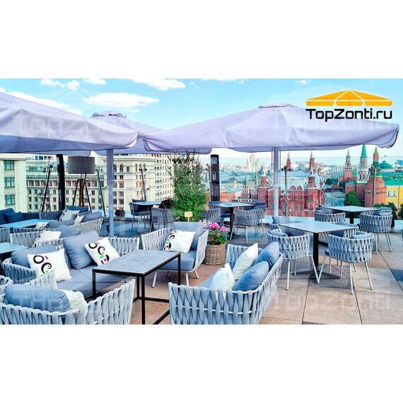 Усиленный зонт на центральной опоре 12 Cпицевые