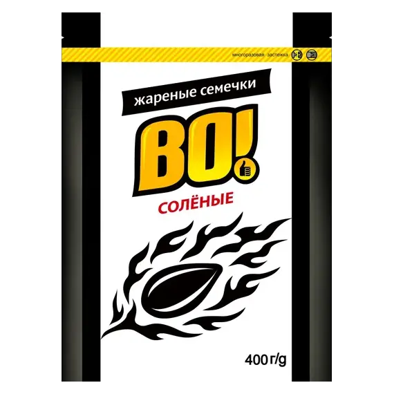 Семечки ВО! Солёные 400гр