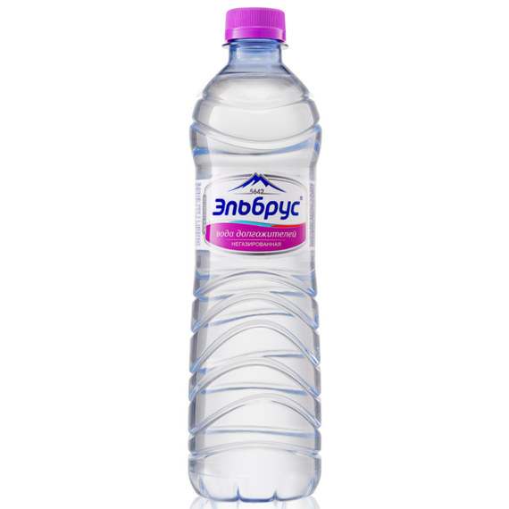 Вода минеральная, столовая Негазированная Эльбрус ПЭТ 0.5л