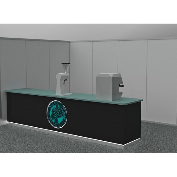 Торговая стойка для продажи кофе