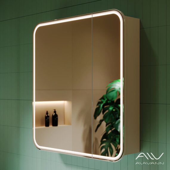 Зеркальный шкаф LANA 80 белый