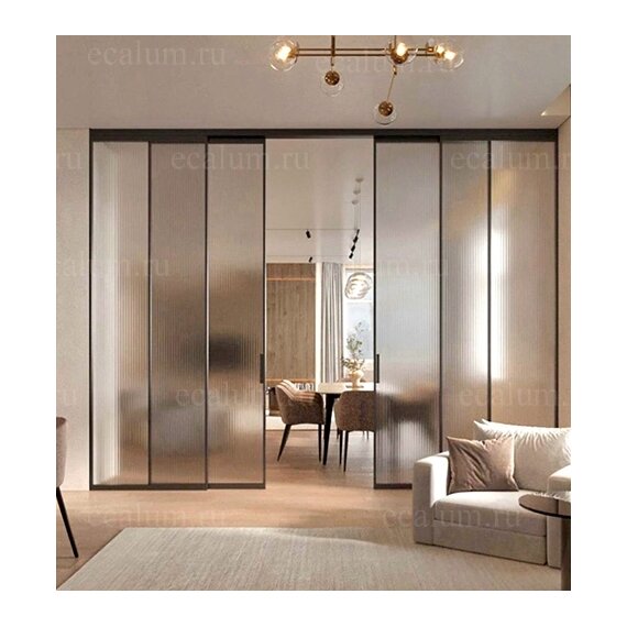 Раздвижные двери между гостиной и столовой (1.1)