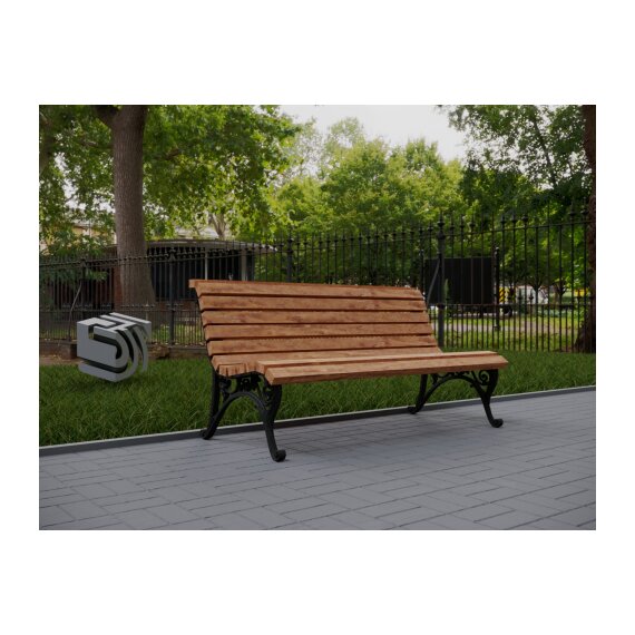 Скамья парковая "Вензель"