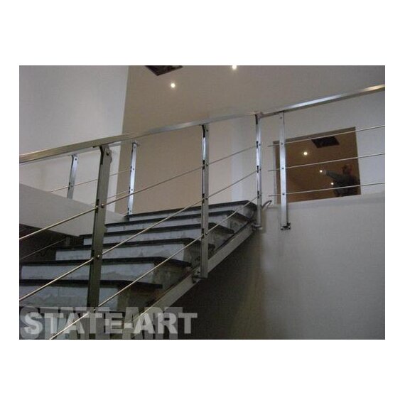 Изготовление лестничных ограждений «перил» из нержавеющей стали