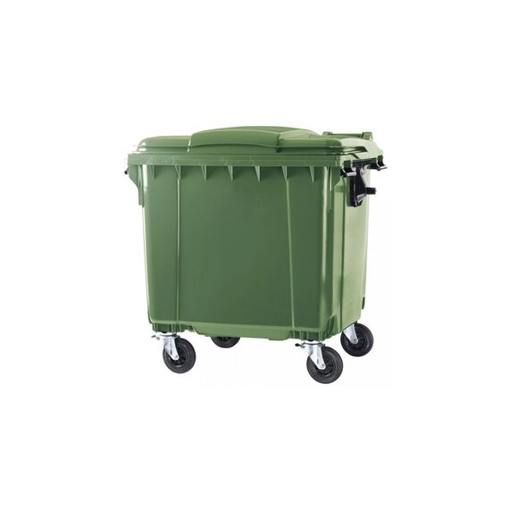 Пластиковый мусорный контейнер 1100 л