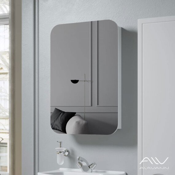 Зеркальный шкаф MONACO 55 белый