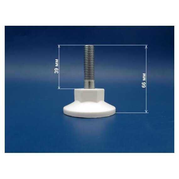 Регулируемая опора ножка с резьбой М10